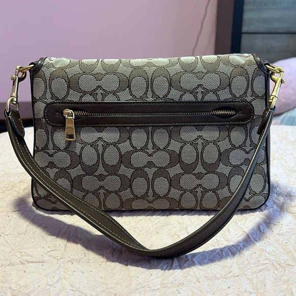 NWOT Coach Soft Tabby Brown Signature Canvas/Leather - Picture 3 of 14